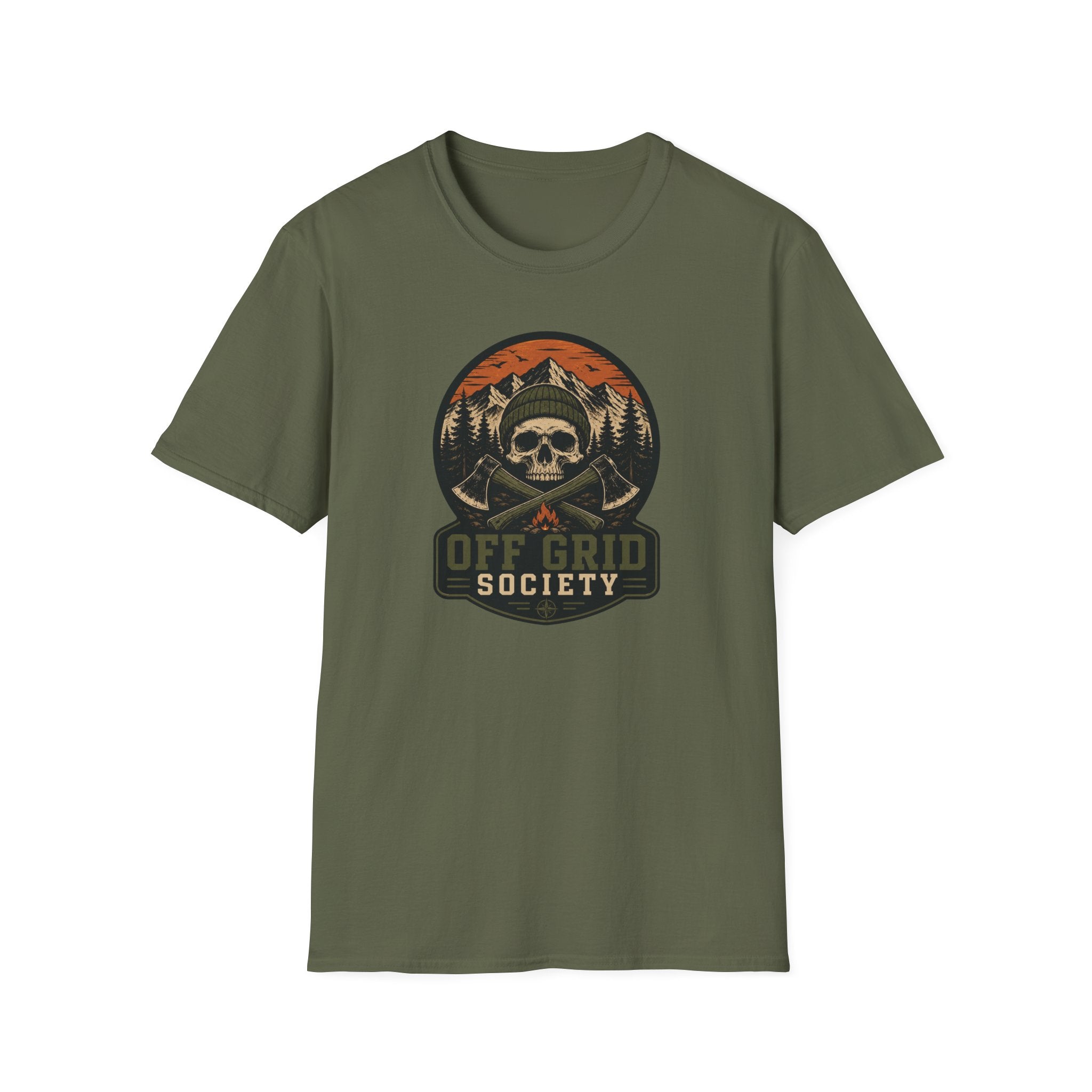 Skull And Axe Bones T-Shirt