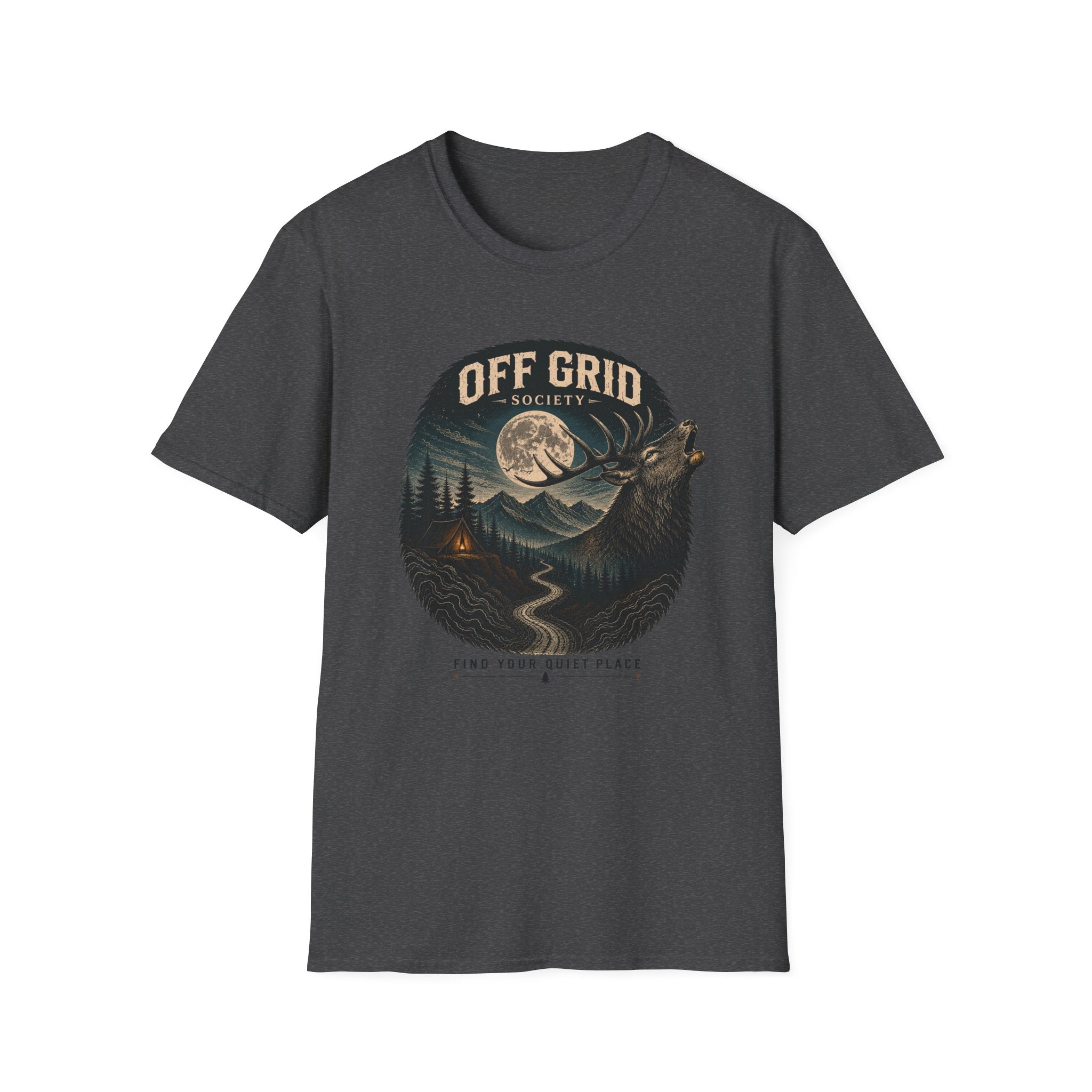 Find Your Quiet Place Stag T-Shirt