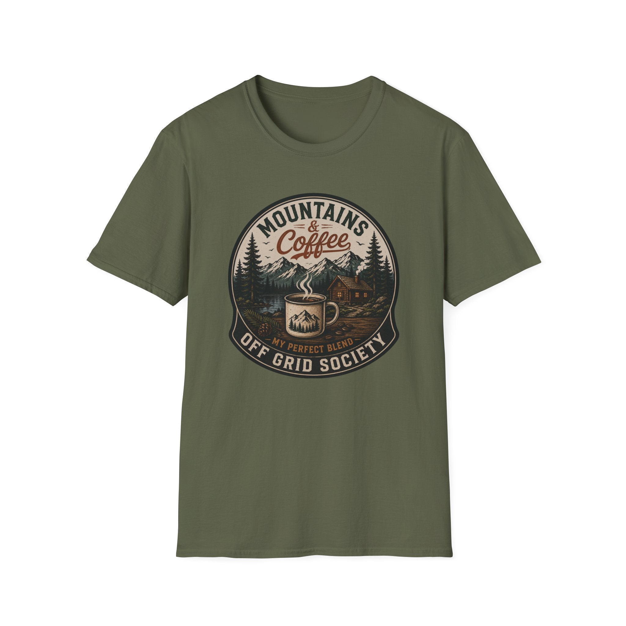 Mountains And Coffee T-Shirt