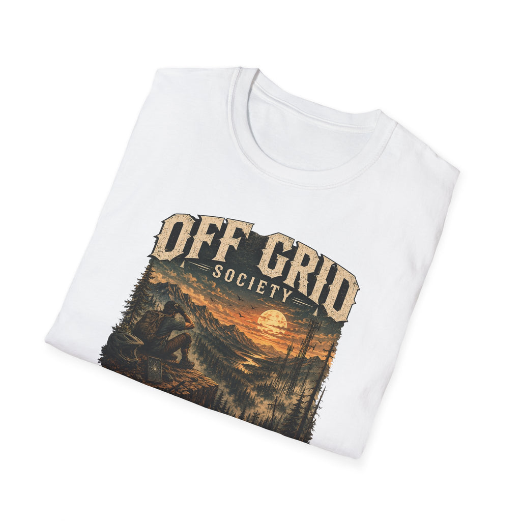 Find Silence Biker Sunset T-Shirt
