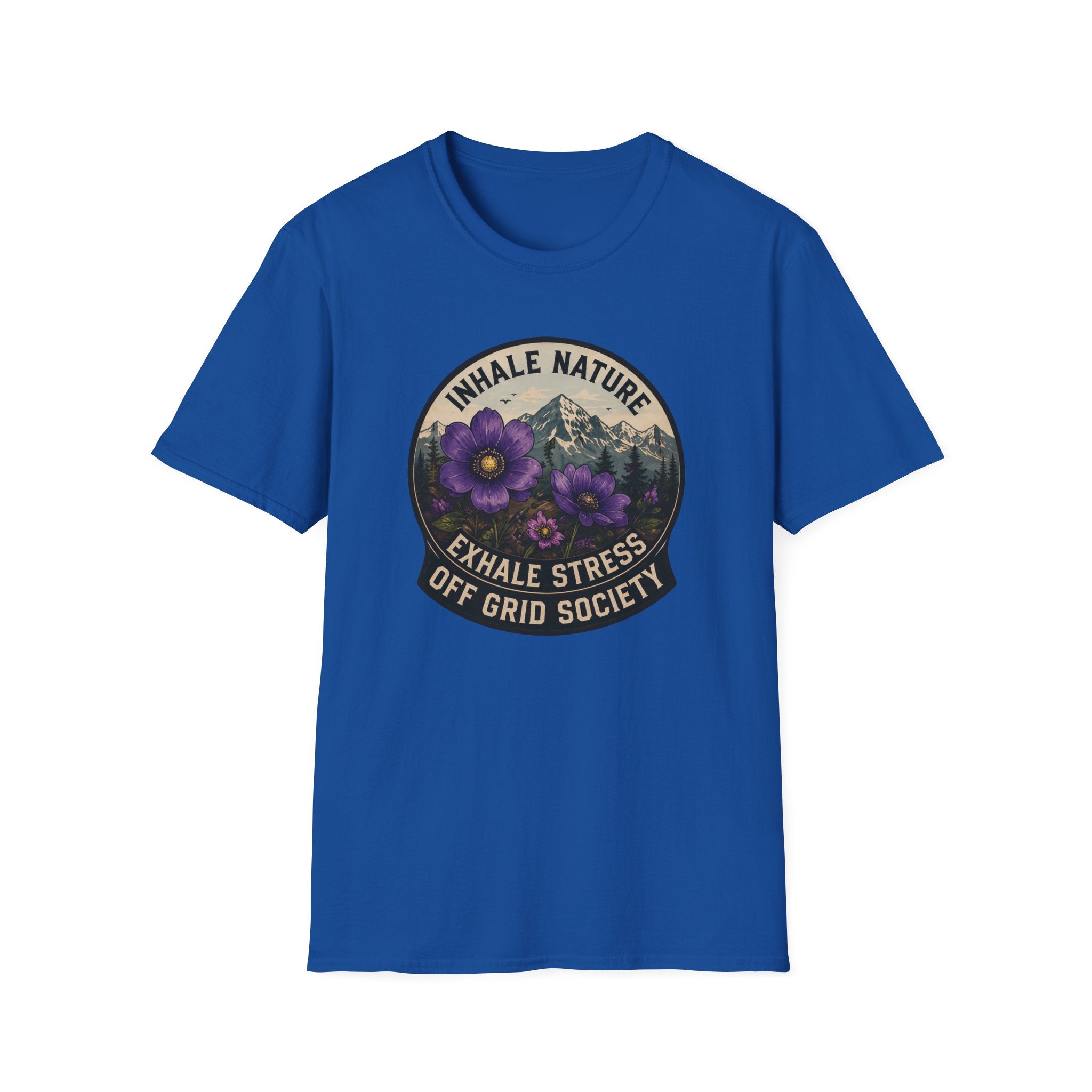 Inhale Nature Exhale Stress T-Shirt