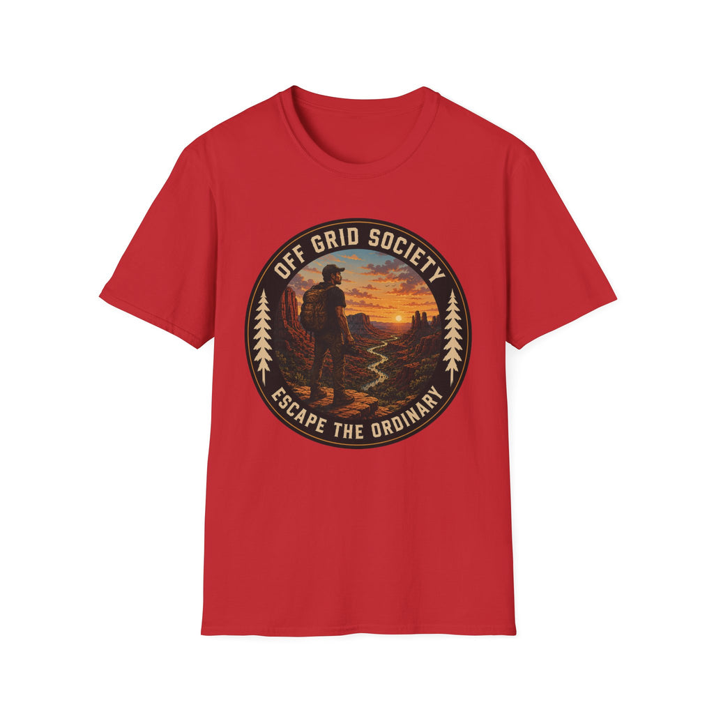 Escape The Ordinary Red Mountains T-Shirt