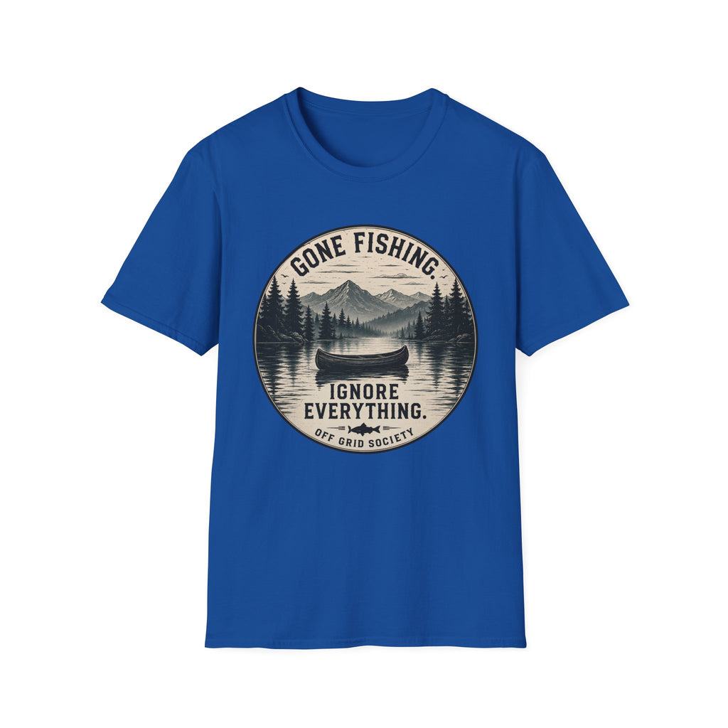 Gone Fishing Ignore Everything T-Shirt