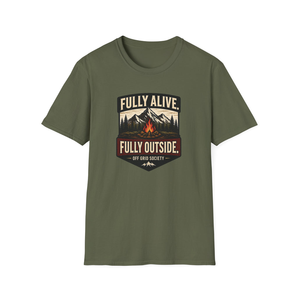 Fully Alive Fully Outside Camp T-Shirt