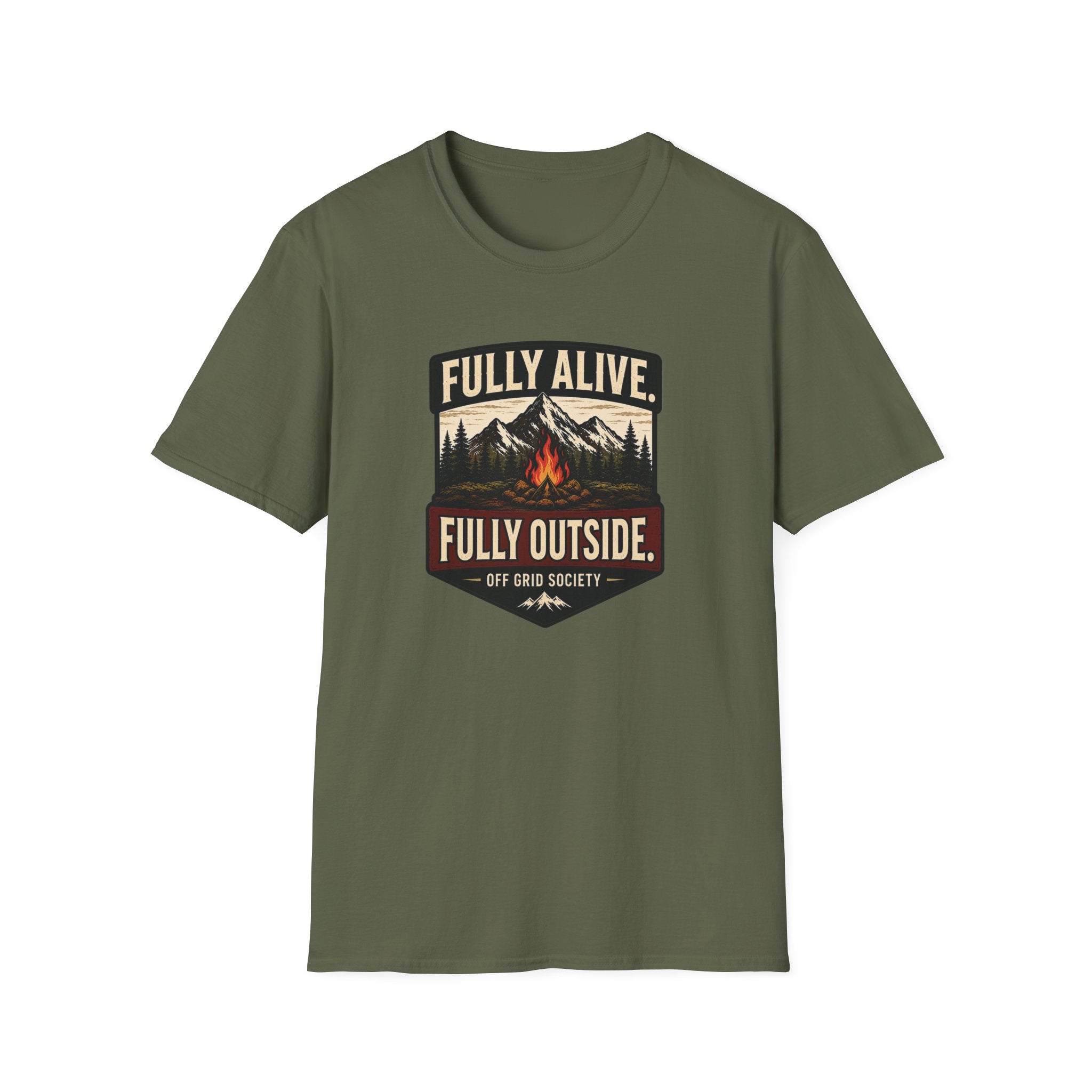 Fully Alive Fully Outside Camp T-Shirt