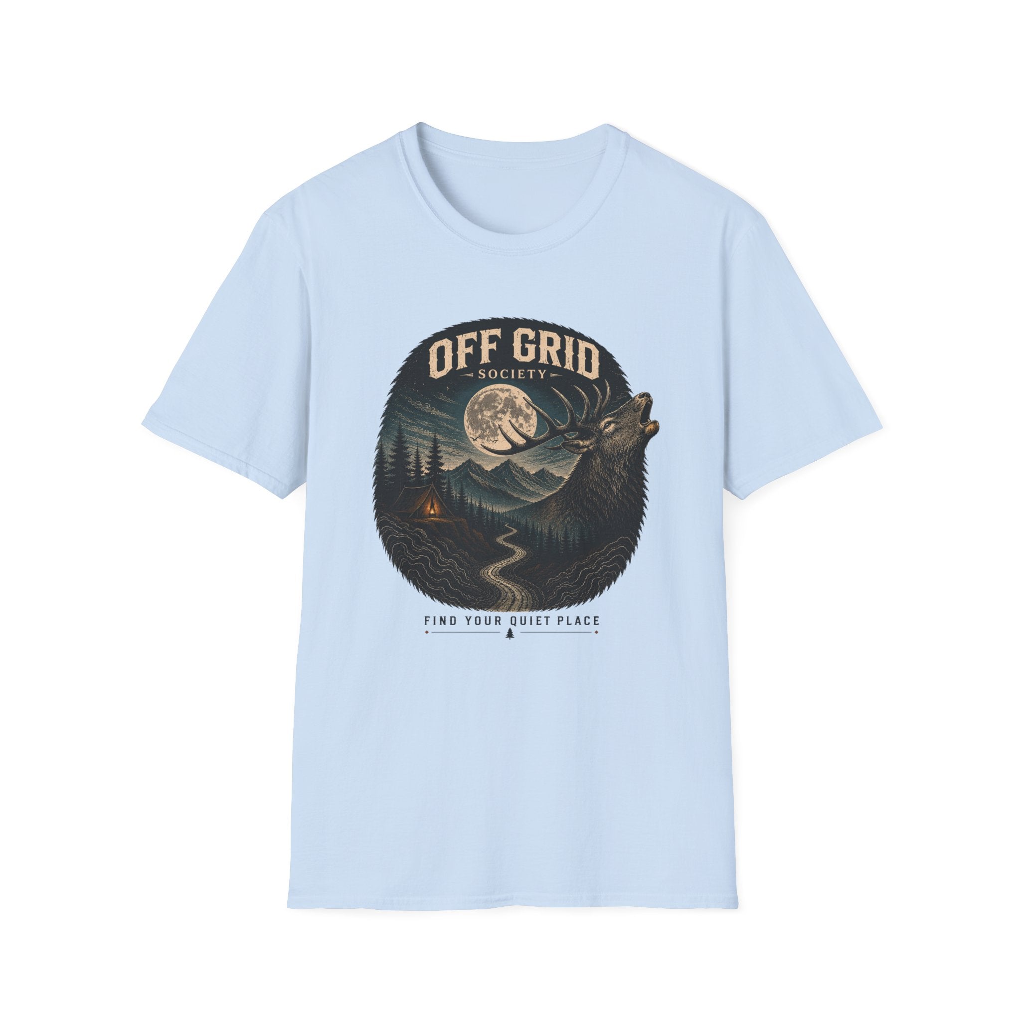 Find Your Quiet Place Stag T-Shirt