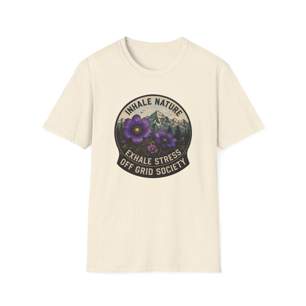 Inhale Nature Exhale Stress T-Shirt
