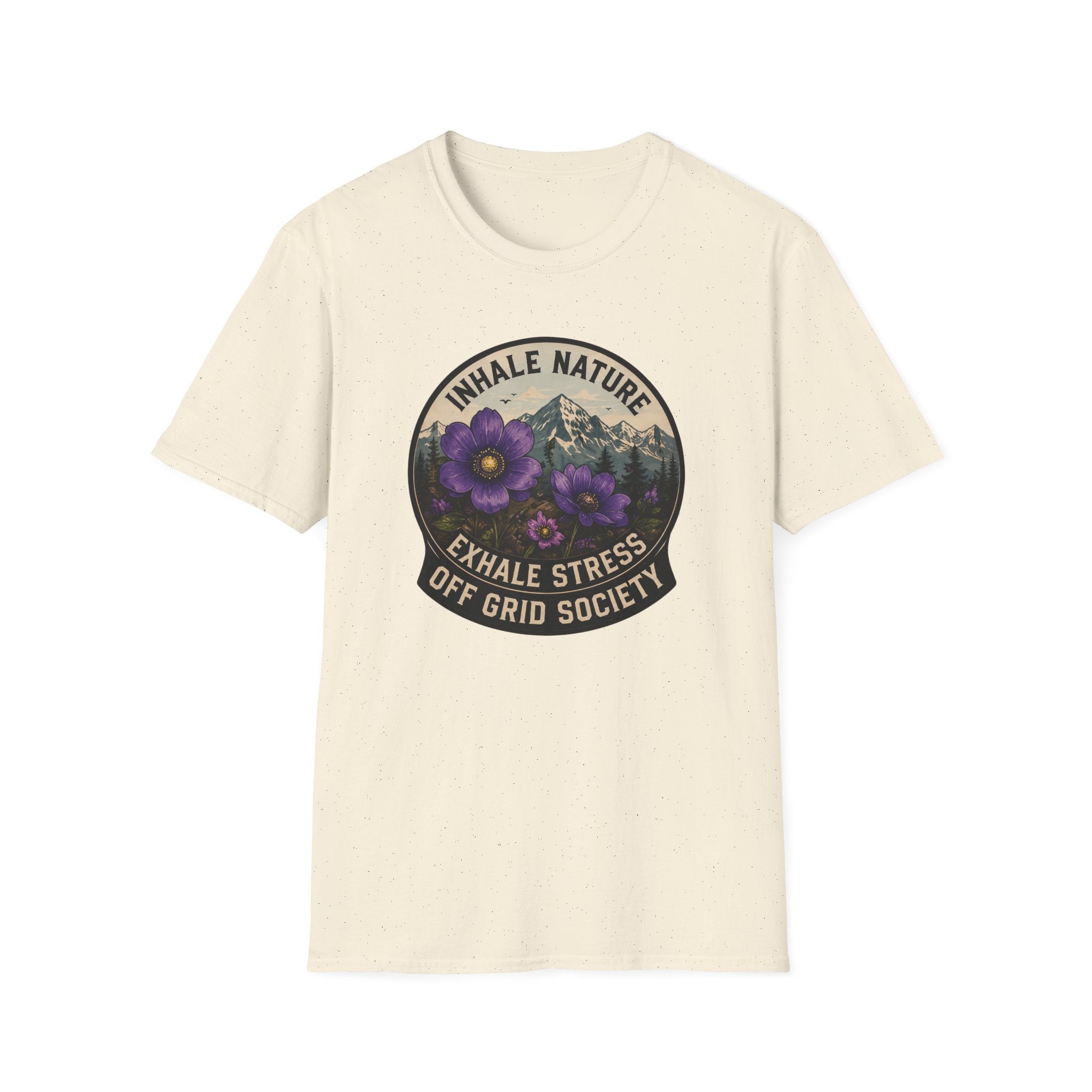 Inhale Nature Exhale Stress T-Shirt