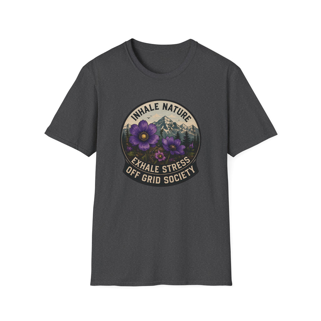 Inhale Nature Exhale Stress T-Shirt