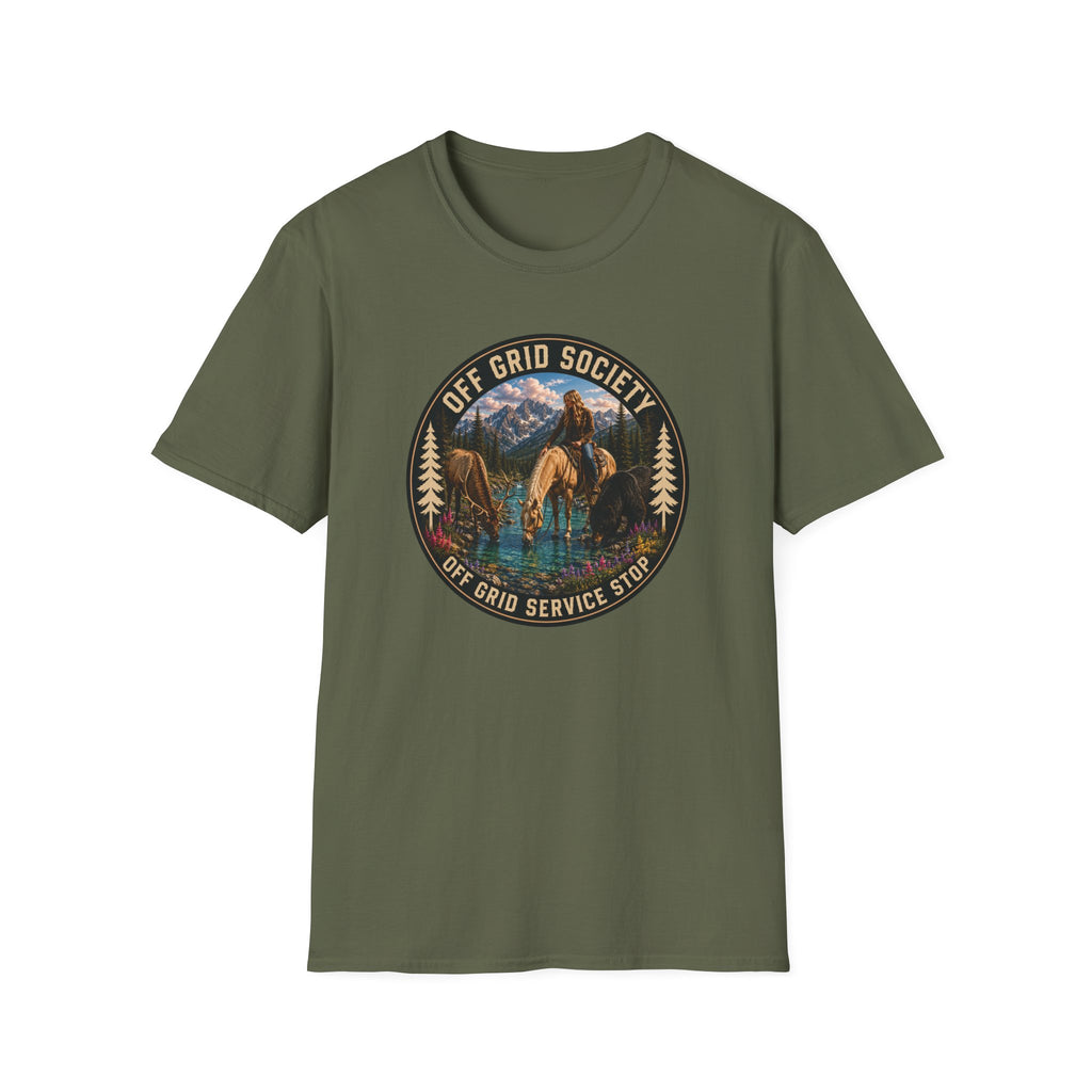 Off Grid Service Stop T-Shirt