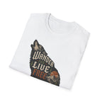 Wander Far Live Free Wolf T-Shirt
