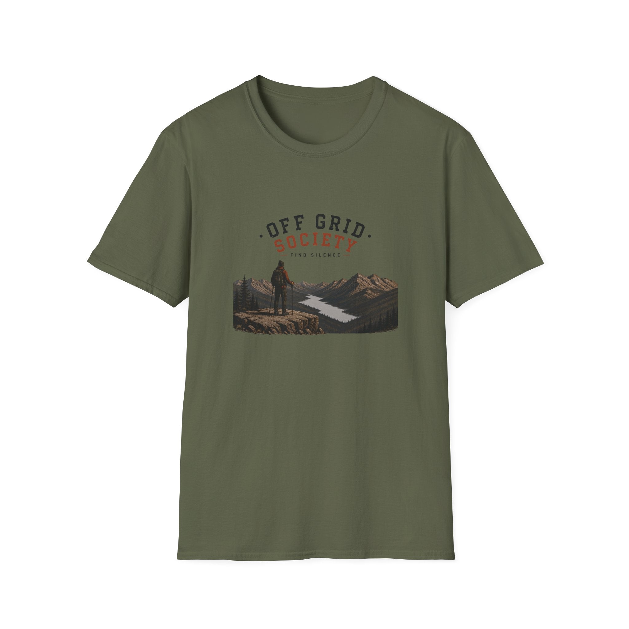 Find Silence Hiker T-Shirt
