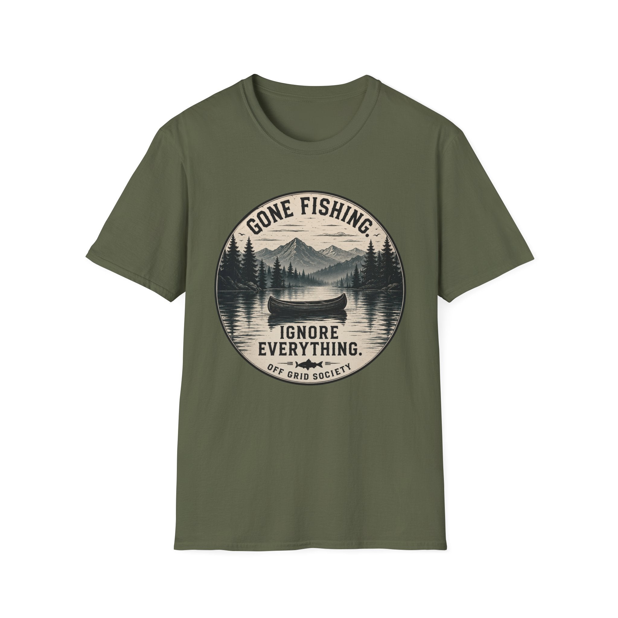 Gone Fishing Ignore Everything T-Shirt