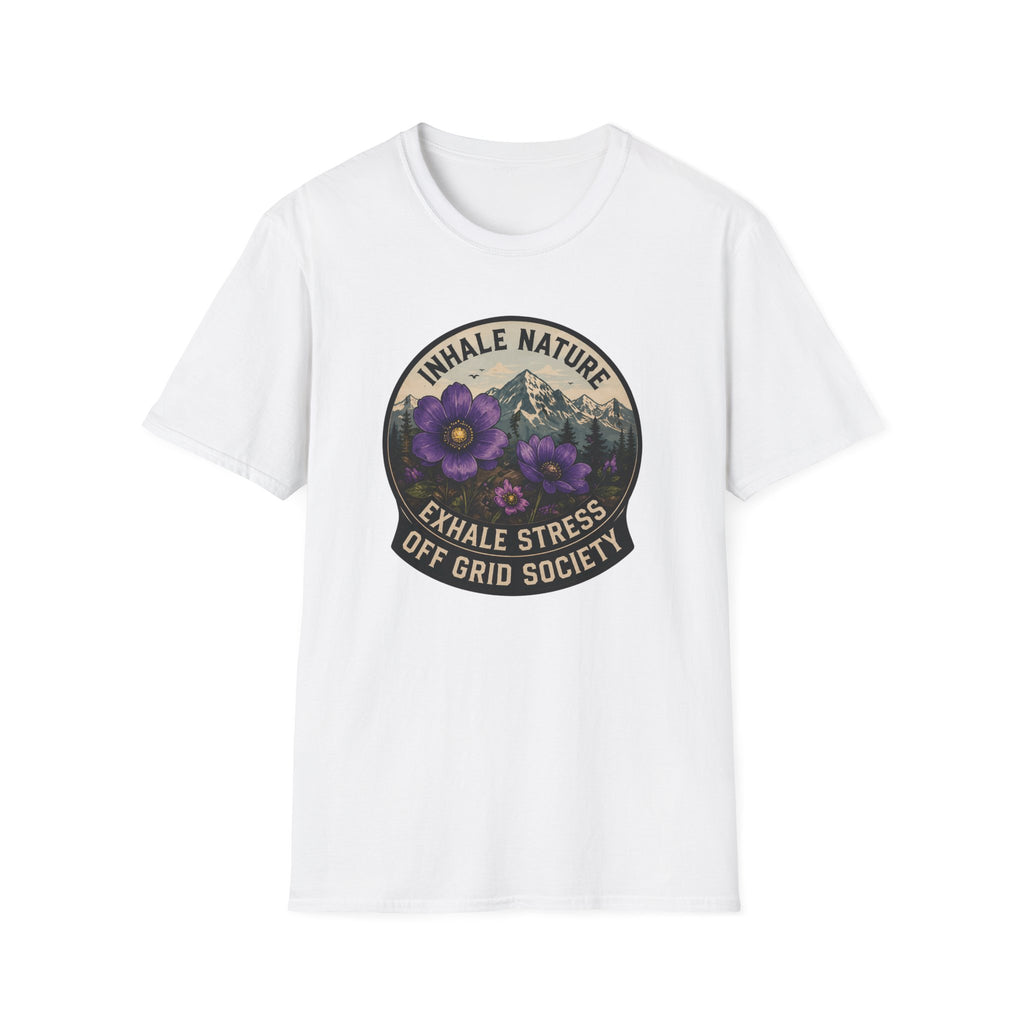 Inhale Nature Exhale Stress T-Shirt