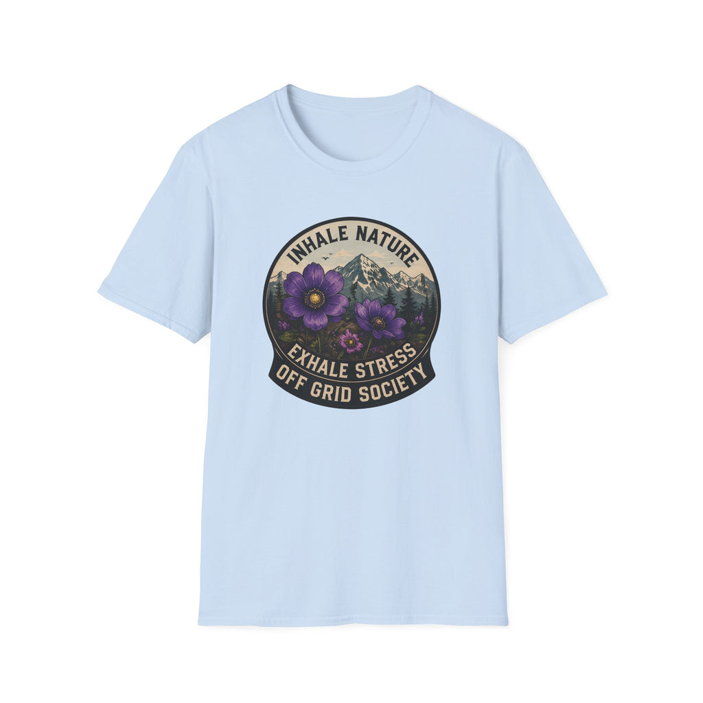 Inhale Nature Exhale Stress T-Shirt