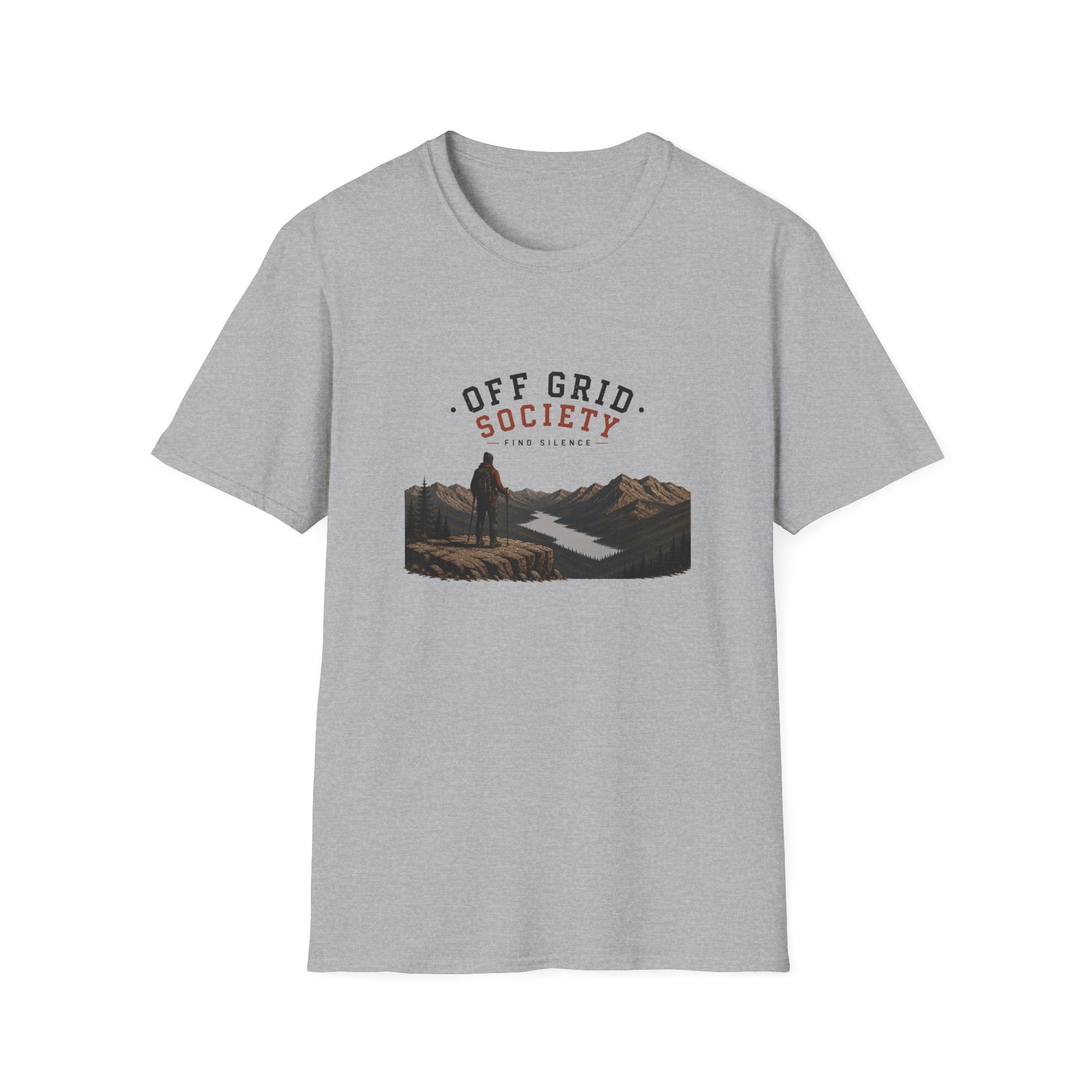 Find Silence Hiker T-Shirt