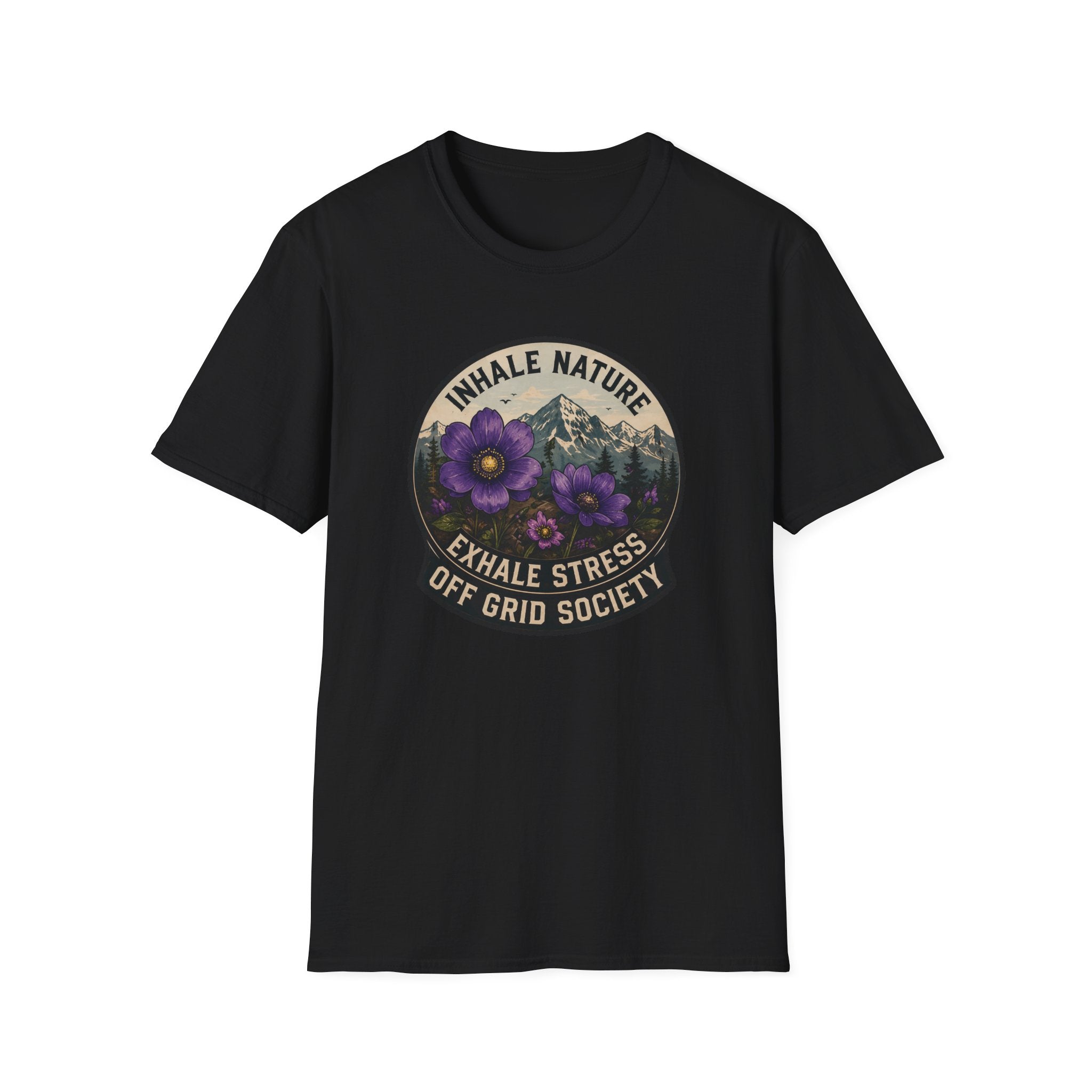 Inhale Nature Exhale Stress T-Shirt