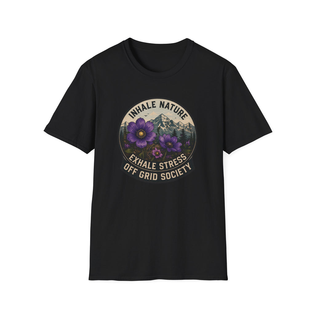 Inhale Nature Exhale Stress T-Shirt