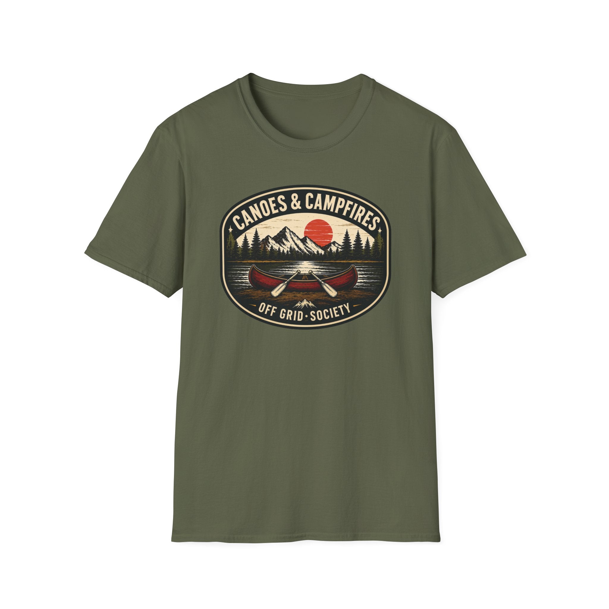 Canoes & Campfires T-Shirt