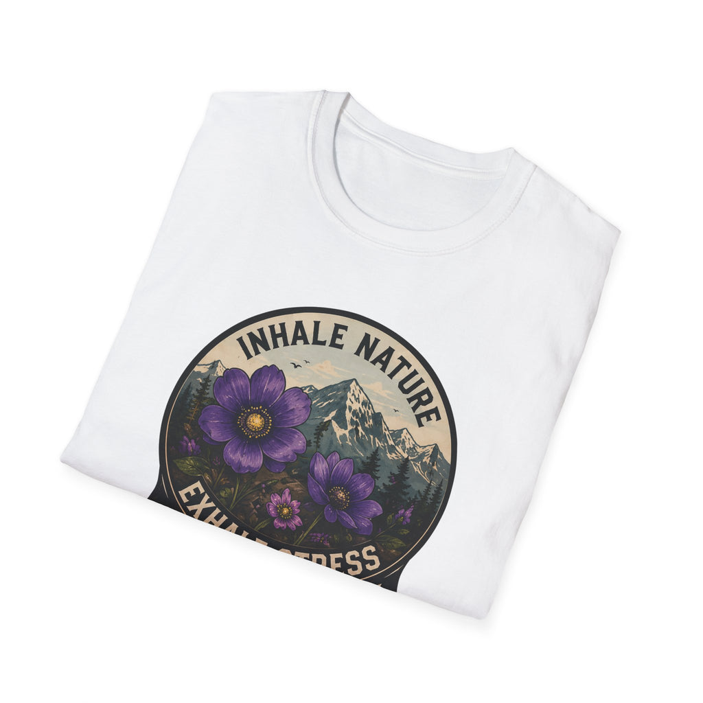 Inhale Nature Exhale Stress T-Shirt