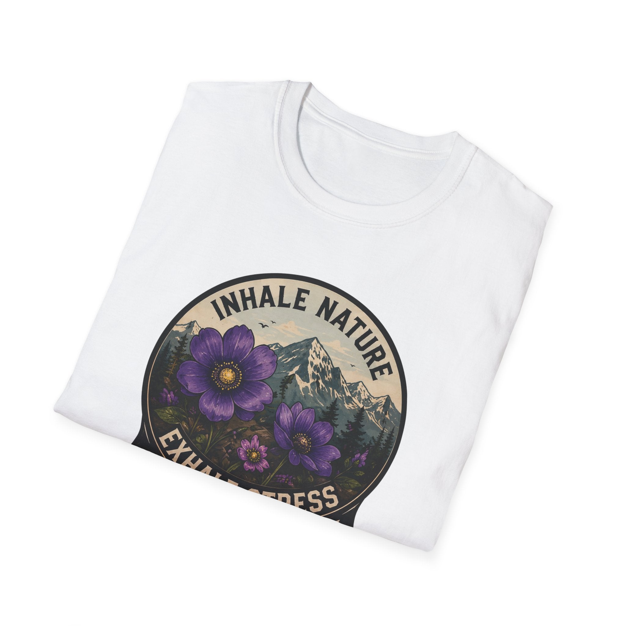 Inhale Nature Exhale Stress T-Shirt