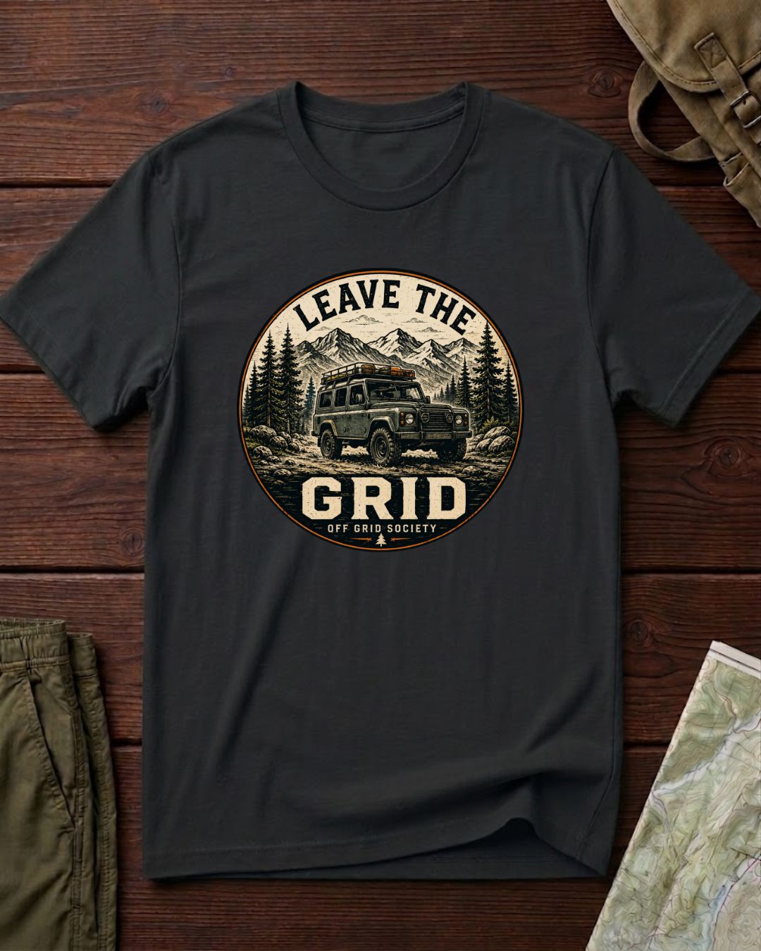 Leave The Grid 4x4 T-Shirt