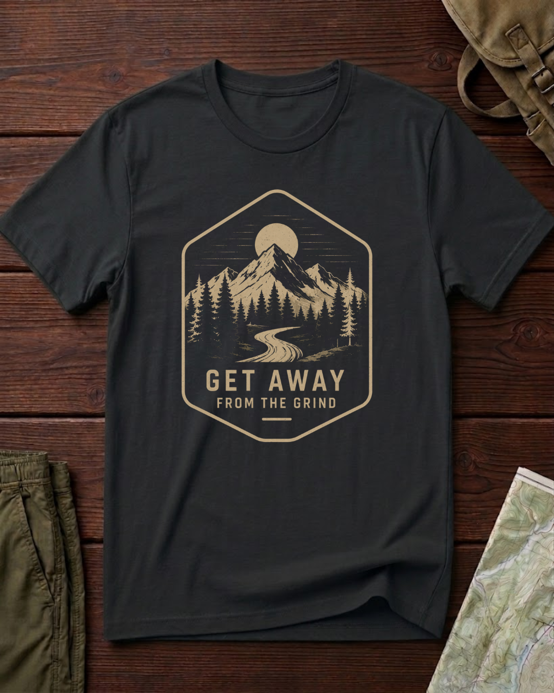 Get Away Winding Road T-Shirt