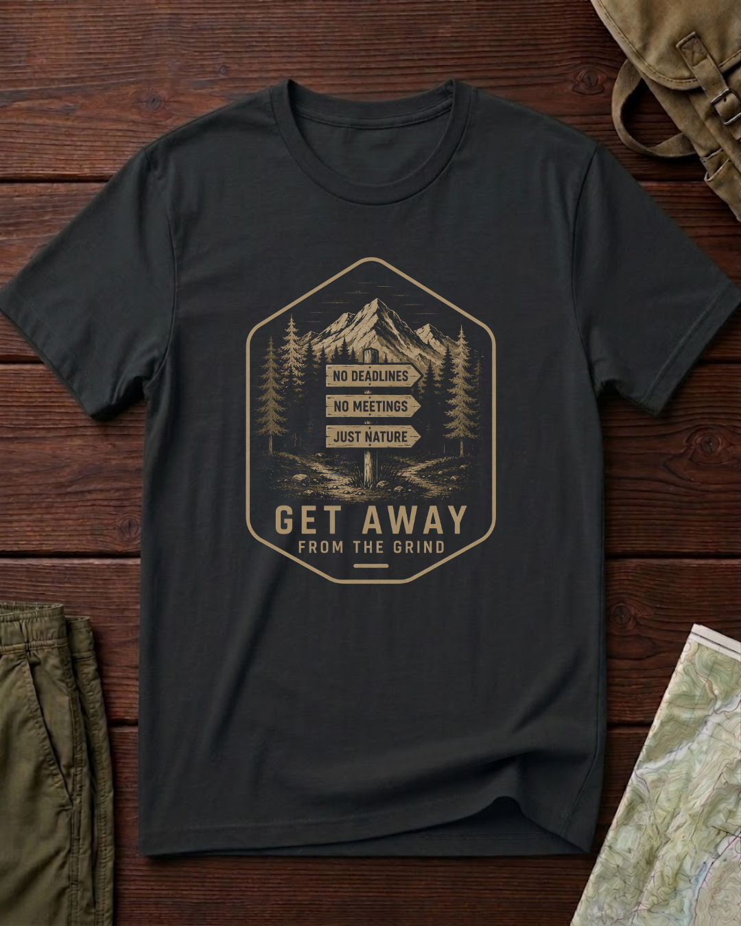 Get Away Follow The Sign T-Shirt