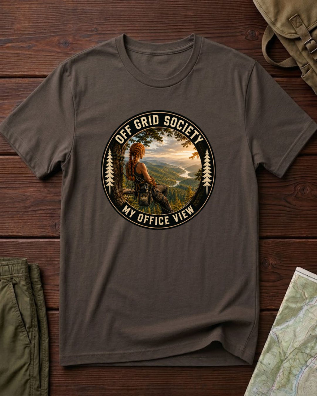 My Office View Tree Tops T-Shirt