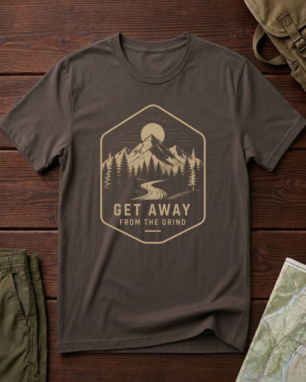 Get Away Winding Road T-Shirt