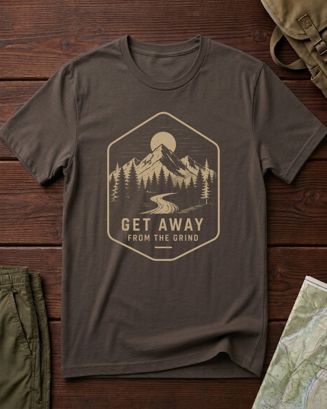 Get Away Winding Road T-Shirt