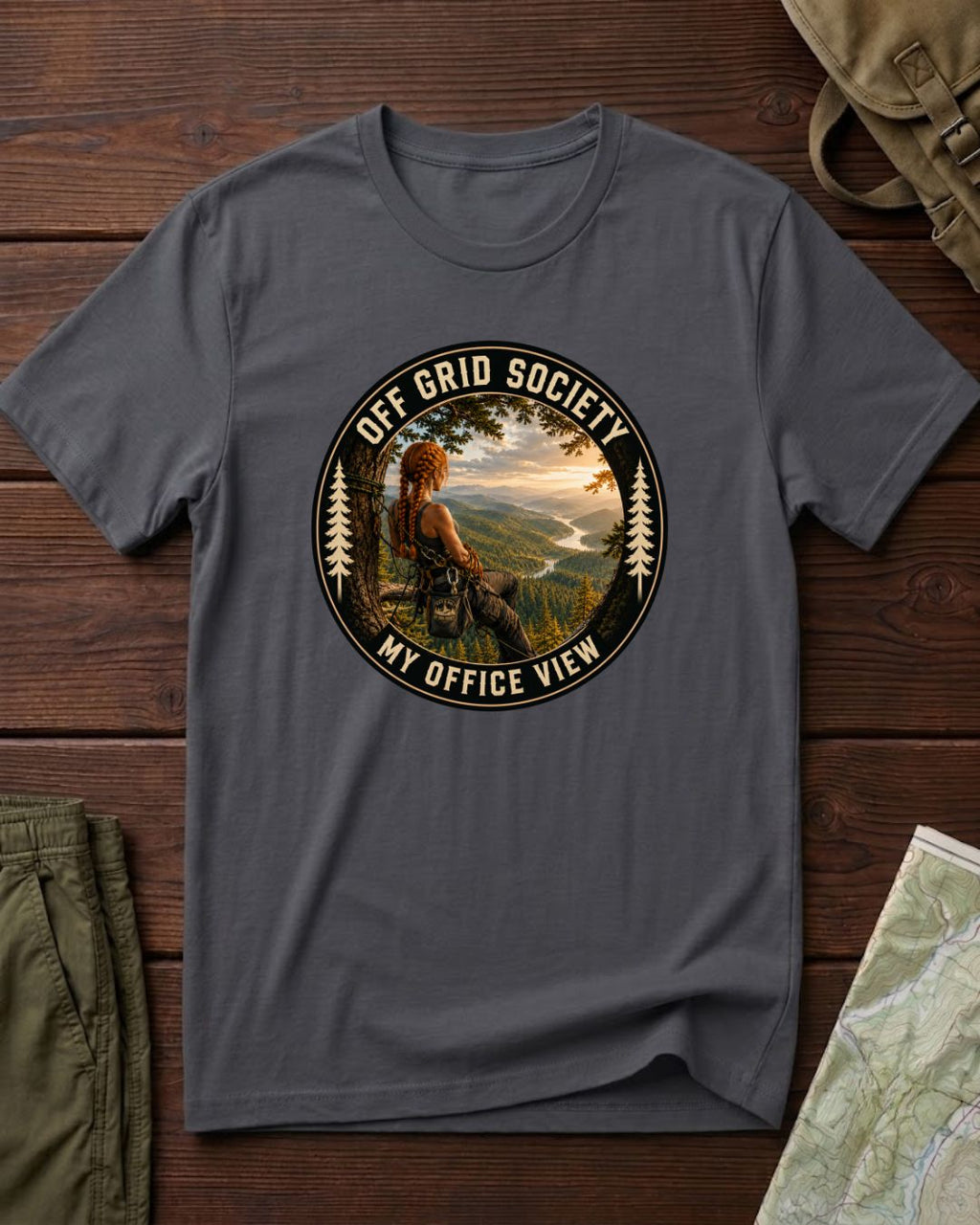 My Office View Tree Tops T-Shirt