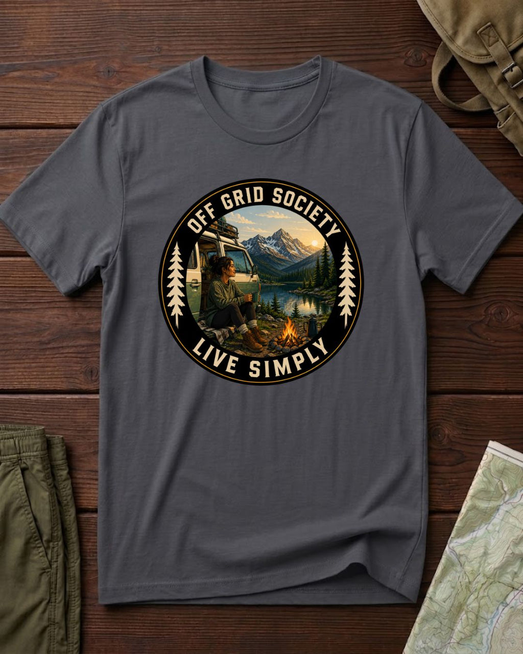 Live Simply Camper T-Shirt