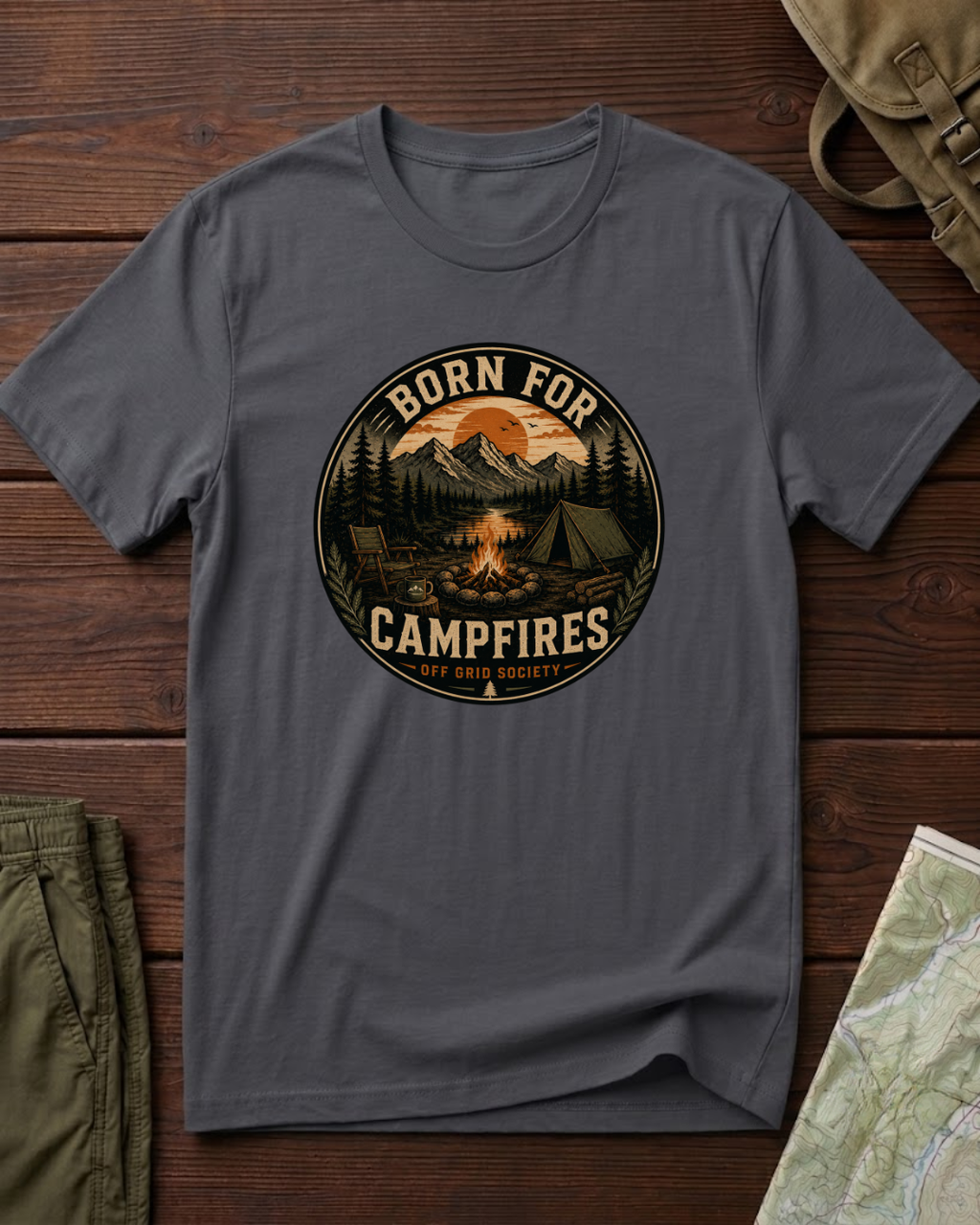 Born For Campfires T-Shirt
