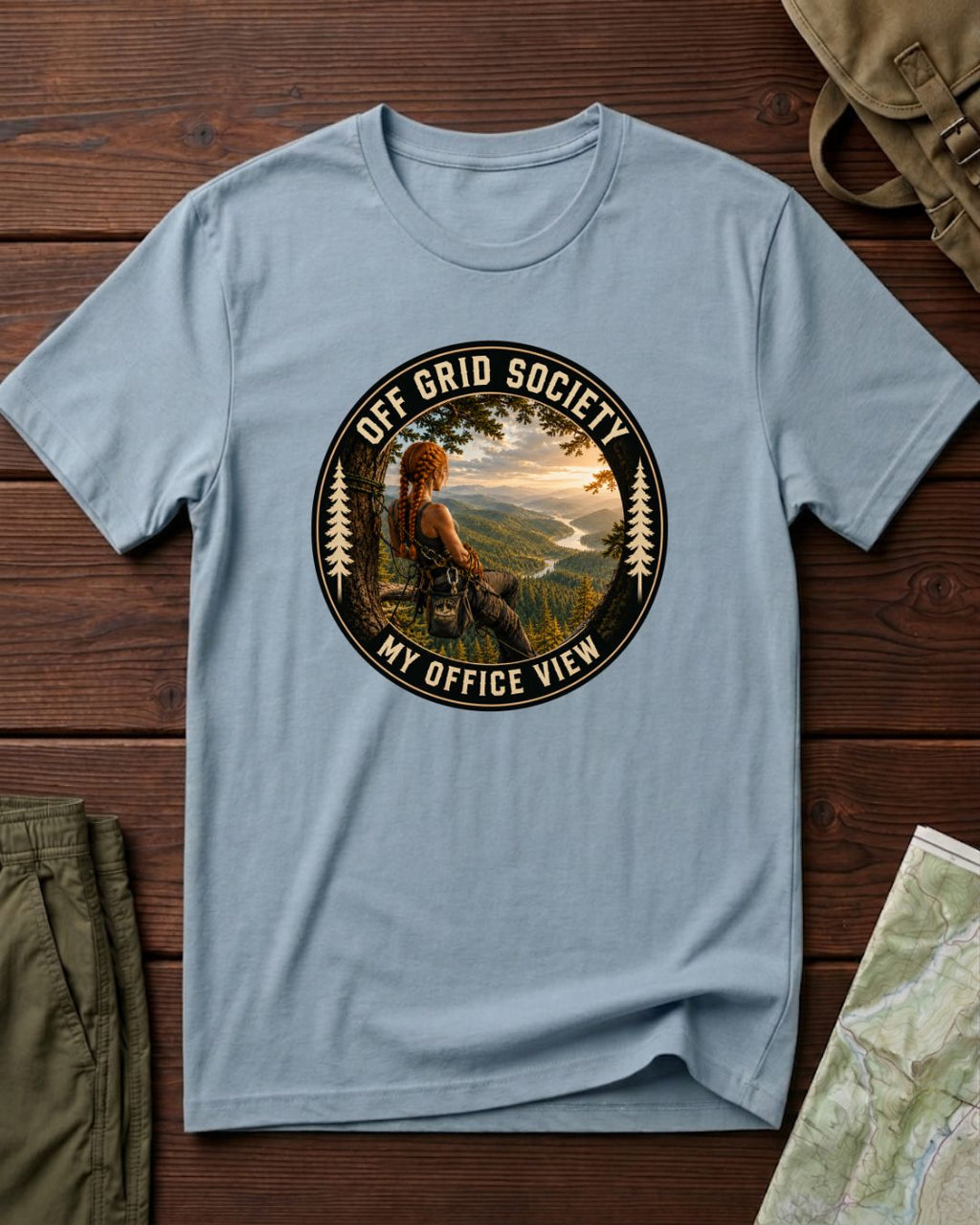 My Office View Tree Tops T-Shirt