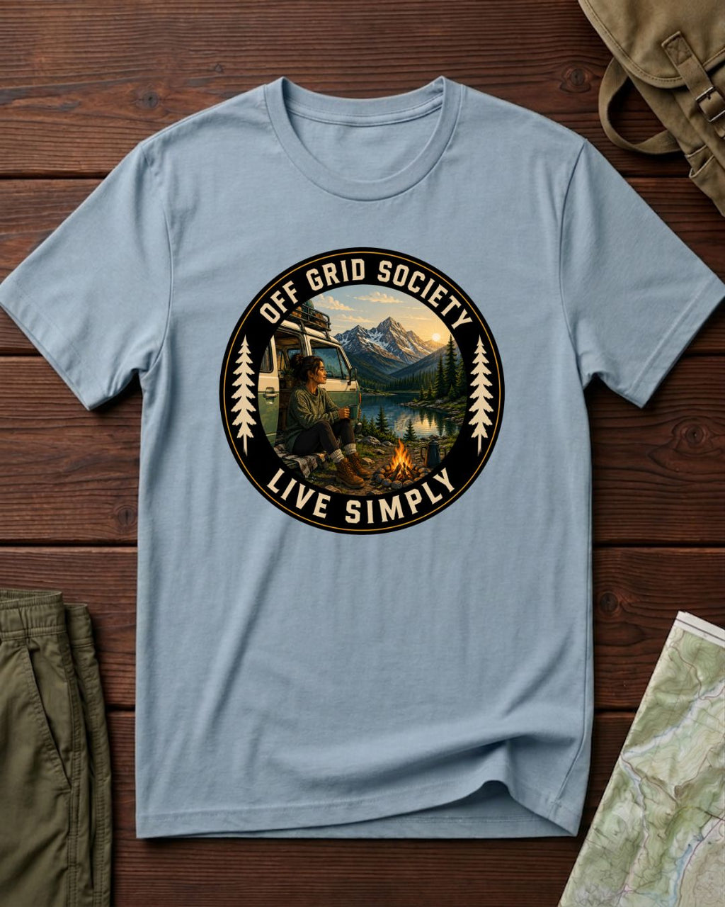Live Simply Camper T-Shirt