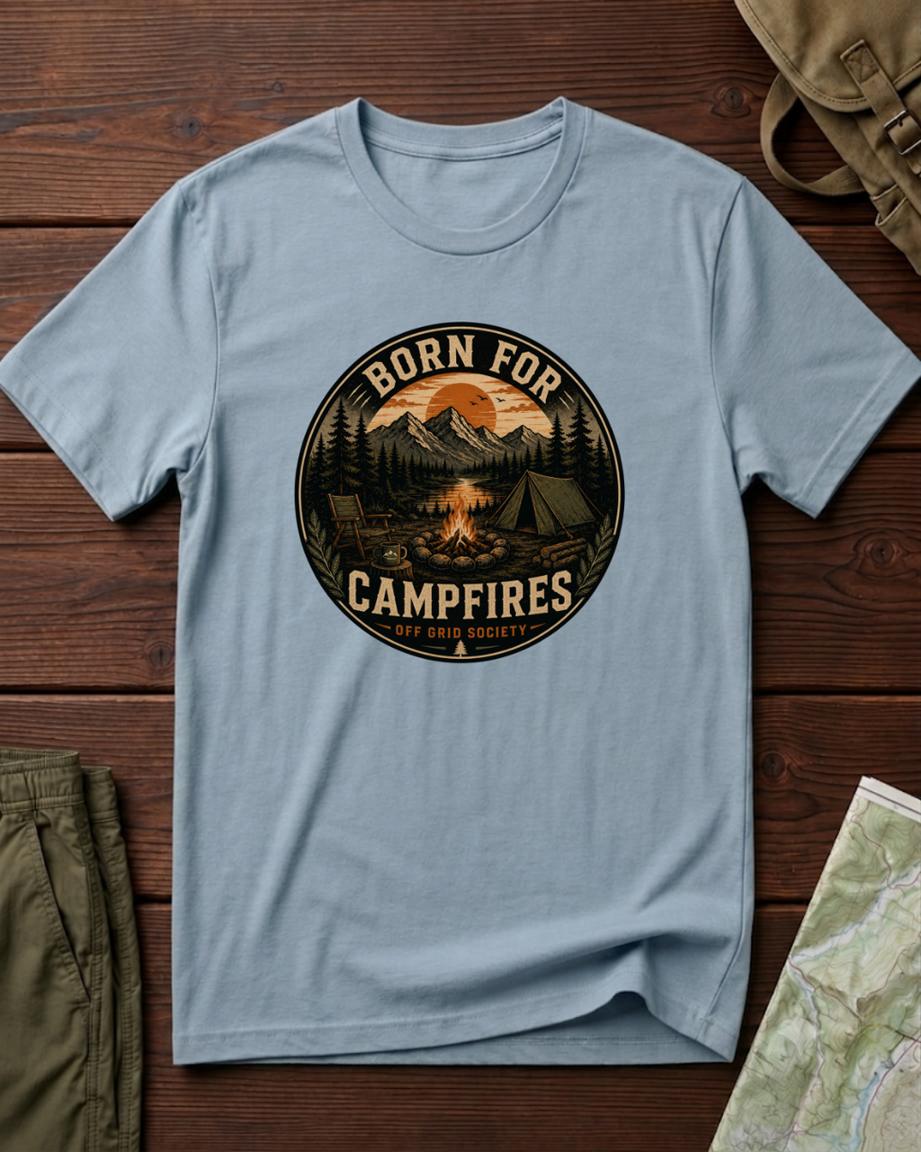 Born For Campfires T-Shirt