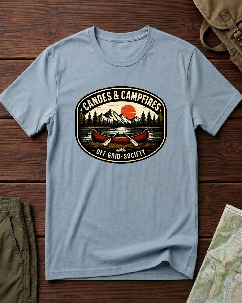 Canoes & Campfires T-Shirt