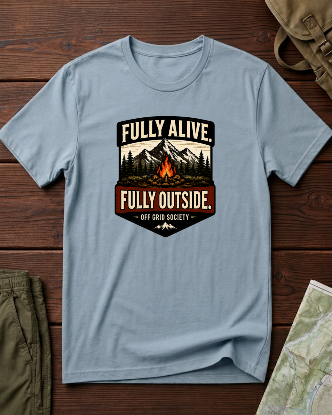 Fully Alive Fully Outside Camp T-Shirt