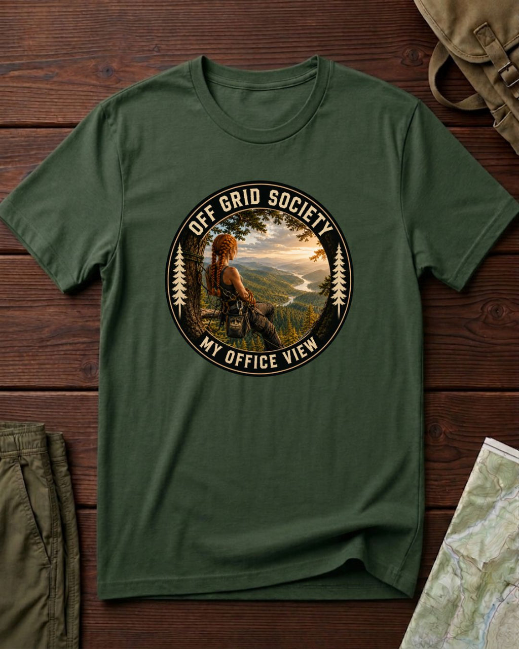 My Office View Tree Tops T-Shirt