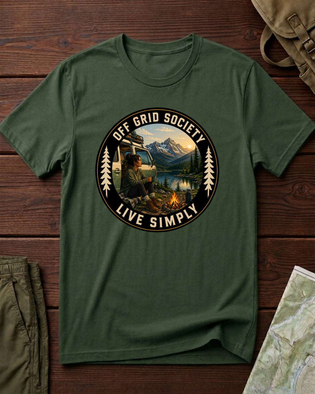 Live Simply Camper T-Shirt