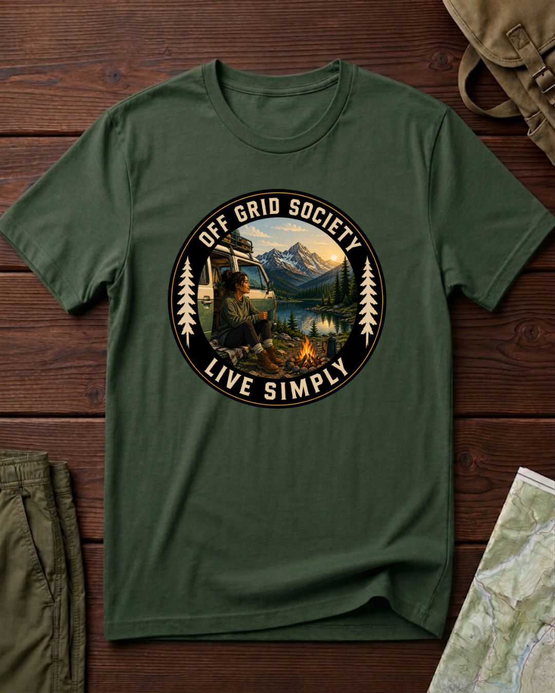 Live Simply Camper T-Shirt