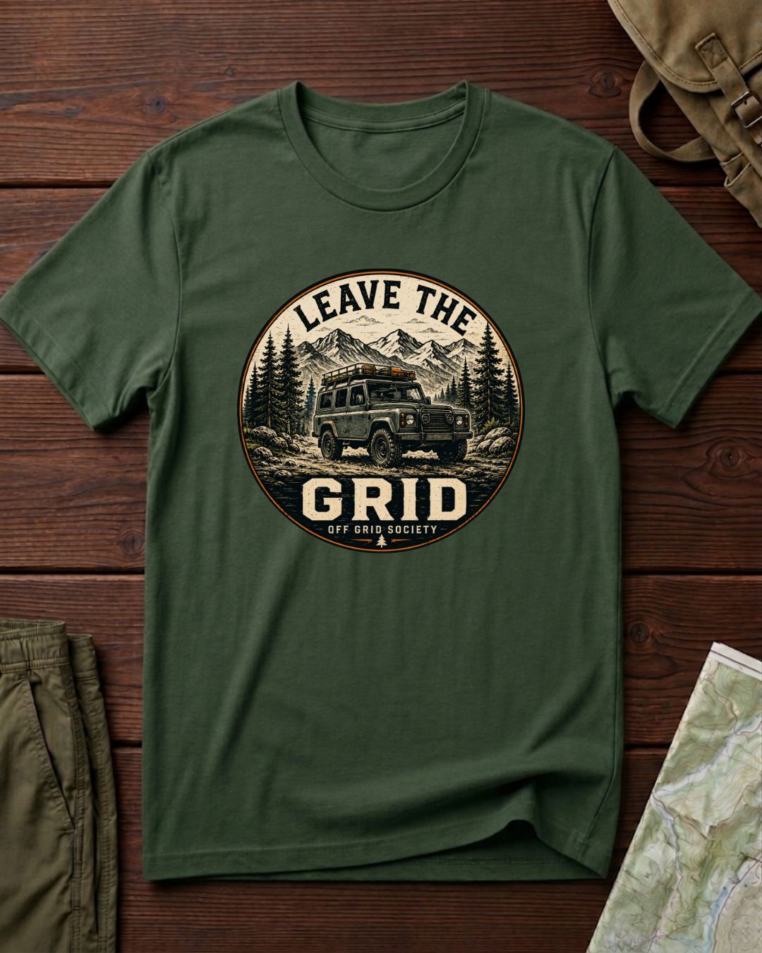 Leave The Grid 4x4 T-Shirt