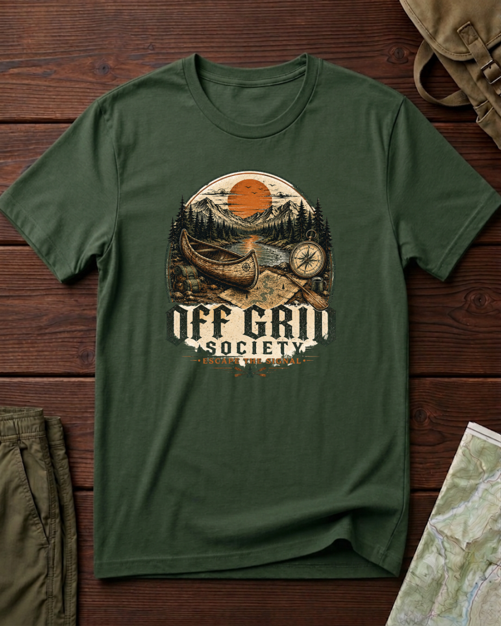 Escape The Signal Map T-Shirt