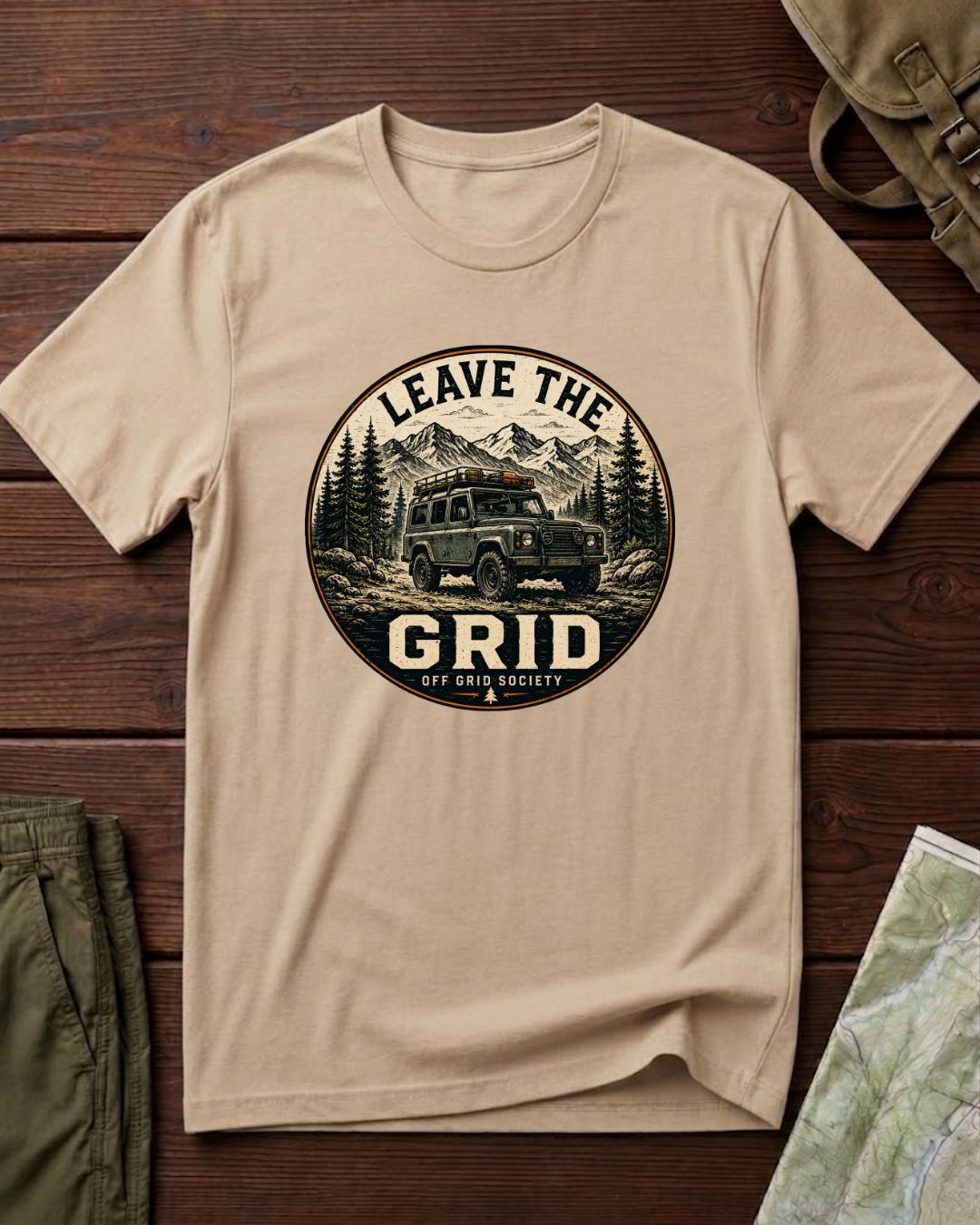 Leave The Grid 4x4 T-Shirt