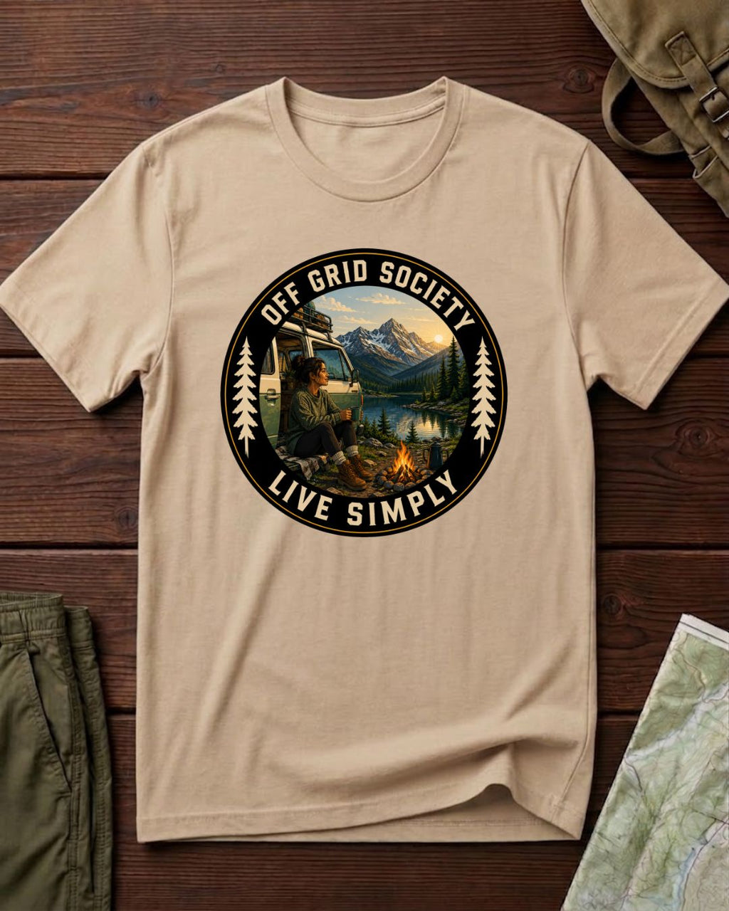 Live Simply Camper T-Shirt