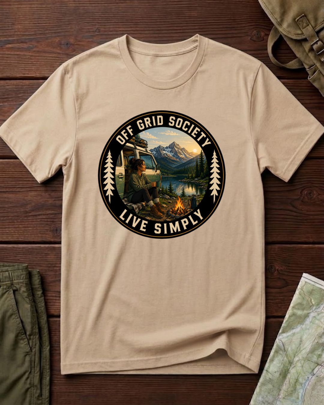 Live Simply Camper T-Shirt