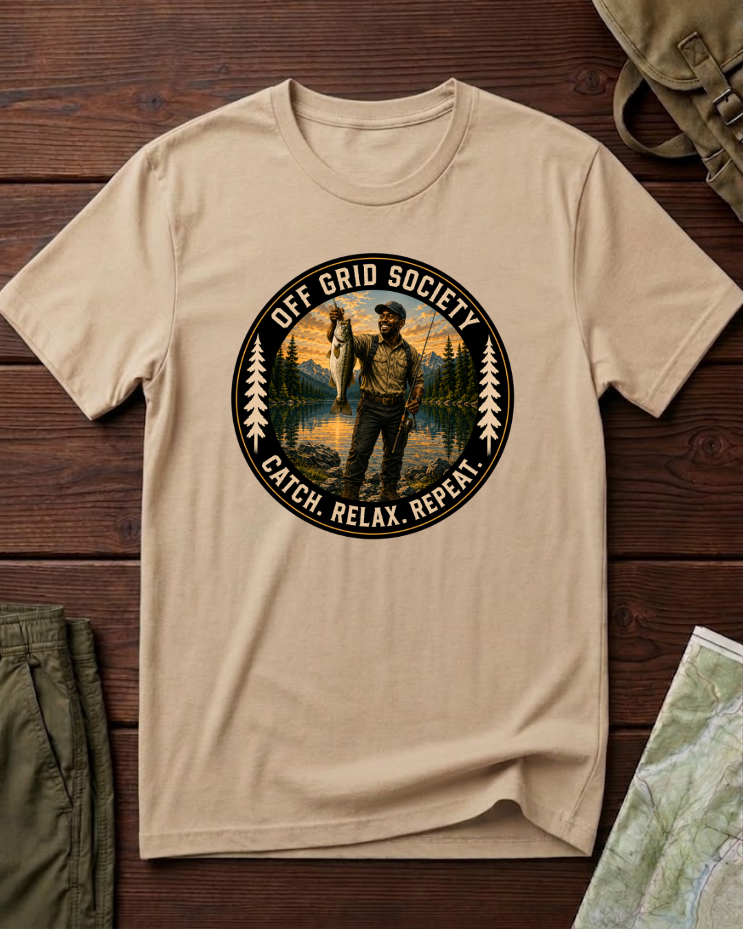 Catch Relax Repeat T-Shirt