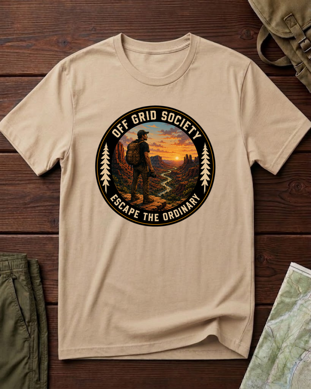 Escape The Signal Map T-Shirt