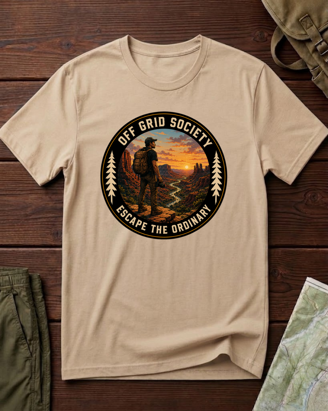 Escape The Signal Map T-Shirt